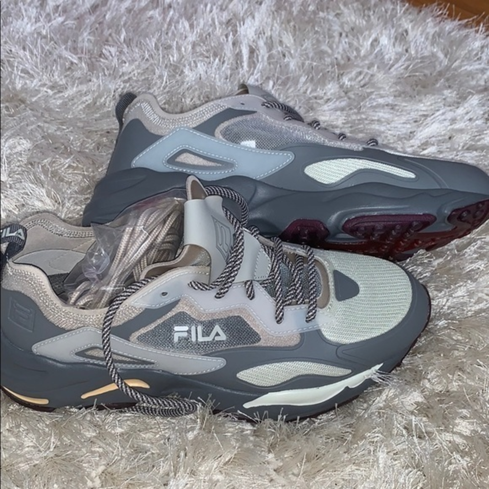 Flia Sneakers grey‎ and tan brand new